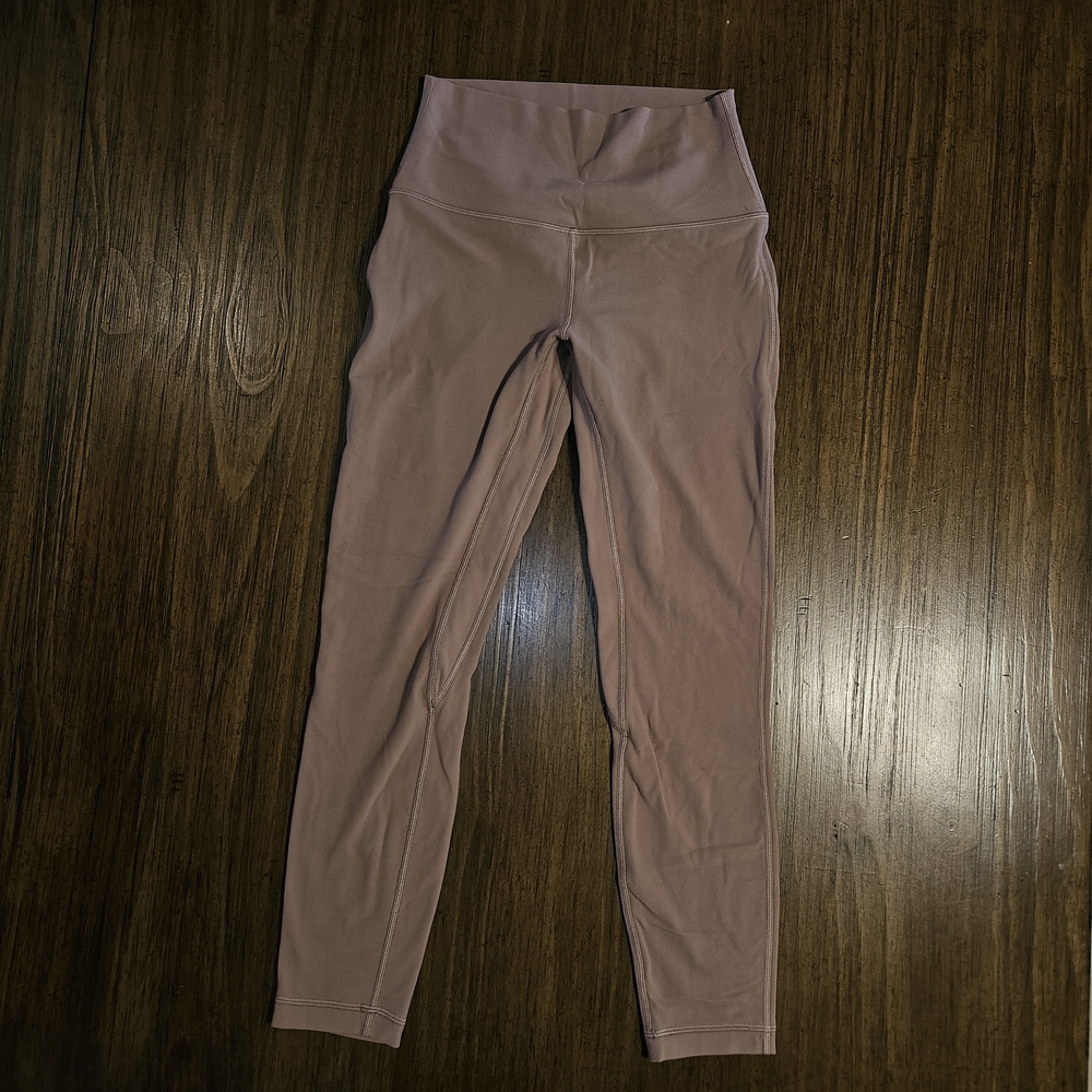 Lululemon Athletica Mauve Leggings Womens Size 6